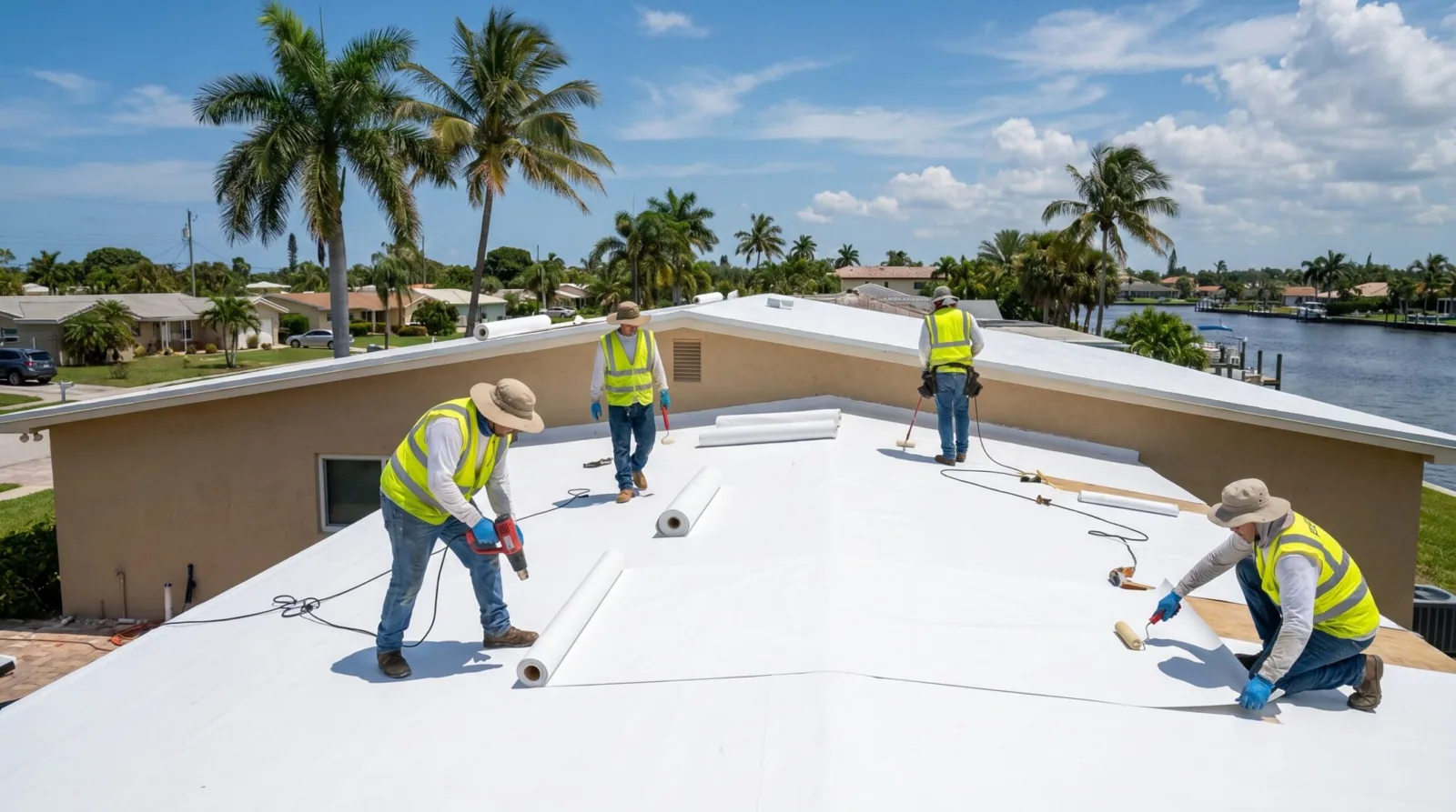 Membrane Puncture and Foot-Traffic Damage Repair in North Las Vegas, NV