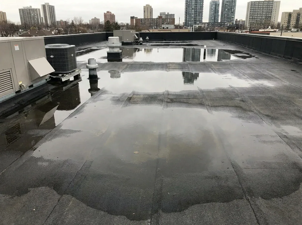 Ponding Water Roof Repair in North Las Vegas, NV