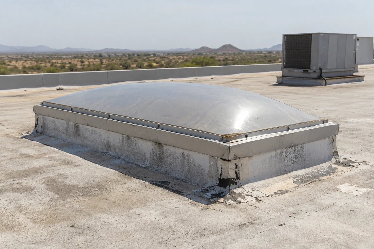 Skylight, Curb and Penetration Flashing in North Las Vegas, NV